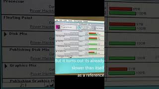 When your brand new (1995) computer is slower than itself.