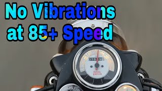 Royal Enfield 85+ Speed Test. No Vibration.