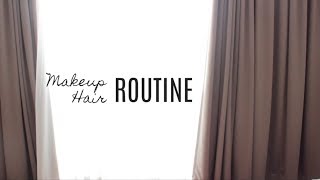 MORNING MAKEUP AND HAIR ROUTINE feat. Repit Professional | itsJacquie