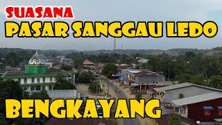 Suasana Pasar Sanggau Ledo, Bengkayang