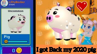 I Got Back my White pig 2020 pet trade from my favorite Master builder |PKXD Trading best moments