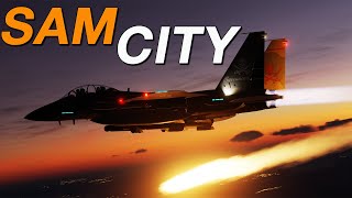 Leading a MASSIVE AIRSTRIKE in the DCS F-15E Strike Eagle!