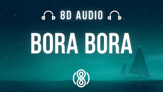 AP Dhillon • Bora Bora 🎧8D Audio🎧 | (Lyrics)