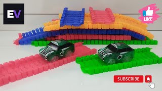 Magic Track Cars | Flexible Tracks | Create Your Own Track 238 Pcs | Unbox and Test Drive