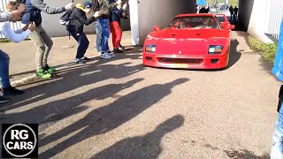 Supercars in tunnel