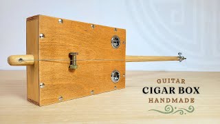 como hacer una CIGAR BOX guitar - Diddley bow