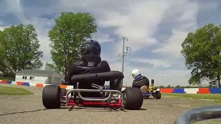 VKA Springfield - Vintage Dual Rear Engine Kart Onboard