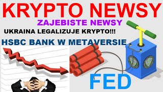 UWAGA UKRAINA LEGALIZUJE KRYPTO, BANK W METAWERSIE KRYPTOWALUTY Bitcoin Ethereum BTC ETH