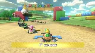 Extrait - Plaine Beignes sur Mario Kart 8 - Wii U (720p / 60fps)