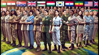 Top 10 Countries with the Most Beautiful women army