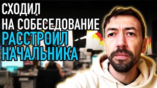 Программист сходил на собеседование и расстроил начальника