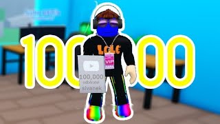 v robloxu jsem dosáhl 100,000 odběratel