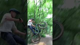 Ollie getting insane height on this step up #mtblife #mtb #dirtjumper #dirtjump #airtime