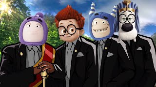 Oddbods & Mr. Peabody & Sherman & Turning Red Coffin Dance Meme Astronomia COVER