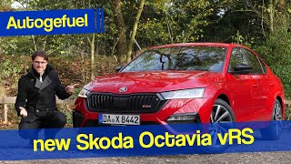 2021 Skoda Octavia vRS driving REVIEW new Octavia generation