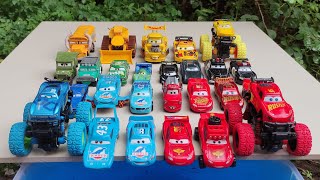 Clean up muddy minicars & disney car convoys! Play in the garden