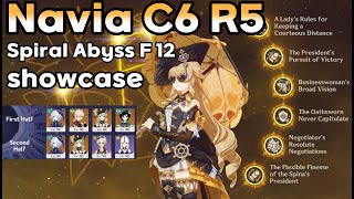 Navia C6 R5 Spiral Abyss Floor 12 showcase