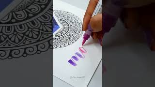 Mandala Art with Hand lettering | Satisfying Art video