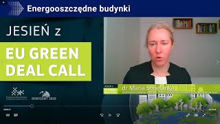 Czat z prelegentką – Energooszczędne budynki | dr Maria Śmietanka | Jesień z EU Green Deal Call