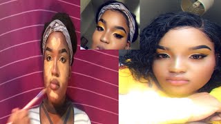 Highlighting & contouring for beginners (yellow eyeshadow)