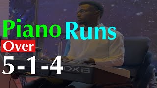 Crazy 5-1-4 piano run | Piano tutorial