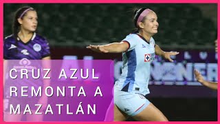 Cruz Azul Remontó a Mazatlán | Mazatlán 2-3 Cruz Azul. #ligamxfemenil #futbolfemenino