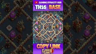 TOP 10 TH16 CWL & LEGEND PUSH BASE LINK GDH P 1 #clashofclans  #shortsfeed  #shorts  #short