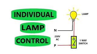 Individual lamp control connection (explained in tamil)