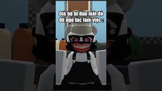 Giả bộ bị đau mắt đỏ để ngủ lúc làm việc #roblox #thinhne #robloxfyp #bloxfruits