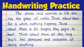 English Handwriting| Handwriting Practice|for beginners#education #handwriting#thewritingstar