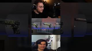 ohne reacts franzJ unboxin a emerald  knife     #shorts  #csgo