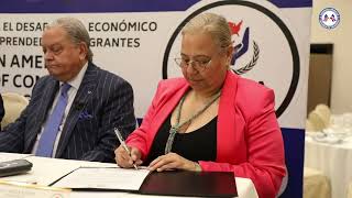 Signing of Agreement Between DAChamber and Fuerza Migrante Organization