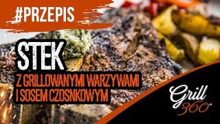 🥩 T-Bone Stek z grillowanymi warzywami I PRZEPISY GRILL360