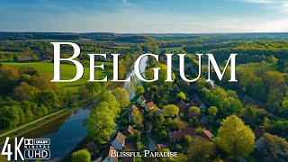 Belgium 4K - Relaxing Music with Beautiful Natural Landscape - Amazing Nature