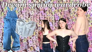 I thrifted my dream spring wardrobe | try on thrift haul