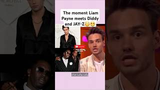 The moment Liam Payne meets Diddy and JAY-Z 😳😬