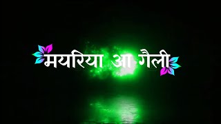 दुलरी मायरिया आ गइली 🌺// Pawan Singh ❤️// Black 🖤 screen bhojpuri navratri 🙏🏻 lyrics status 🥀//