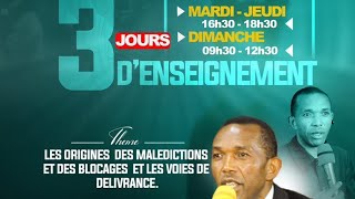 CULTE DU JEUDI 18 07 2024 THEME: LES ORIGINES DES MALÉDICTIONS ET LES BLOCAGES     PAST BEN VITAL