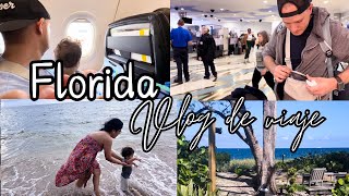 MI VIDA EN USA 🇺🇸| Llegamos a FLORIDA ☀️ tour de casa de playa , cómo viajar con un niño ✈️