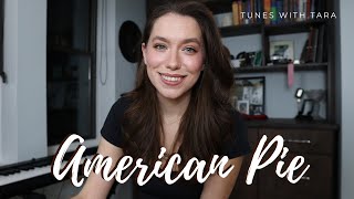 AMERICAN PIE | Tunes with Tara | Tara Jamieson Covers Don McLean