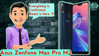 Asus Zenfone Max Pro M2 All Confirmed Specifications