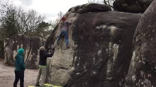 La Marie-Rose 6A, Fontainebleau bouldering