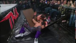 Alex Shelley slice bread on Max Buck off apron through table