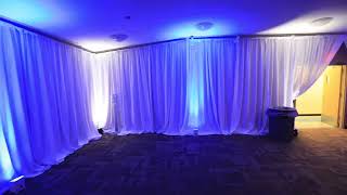 Room Draping & Uplighting at Howard University for the “A Different World” HBCU Tour | Washington DC