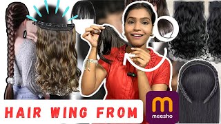 Meesho HAIR WIGS ✨ || Hair extensions from MEESHO