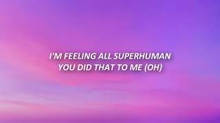 CHRIS BROWN - SUPERHUMAN (LYRICS)