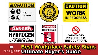 Best Workplace Safety Signs - Ultimate Buyer’s Guide