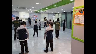 학교에서 아침운동~ Morning exercise at the school in Korea~