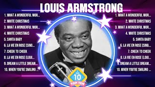 Louis Armstrong Top Of The Music Hits 2024 - Most Popular Hits Playlist