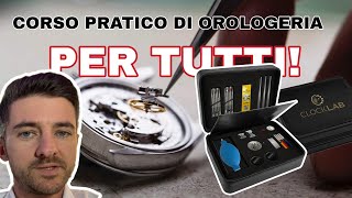 Incredibile!!! primo corso pratico di orologeria da casa! #Clocklab #clockface